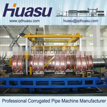 High Output PVC Corrugated Pipe Making Machinery