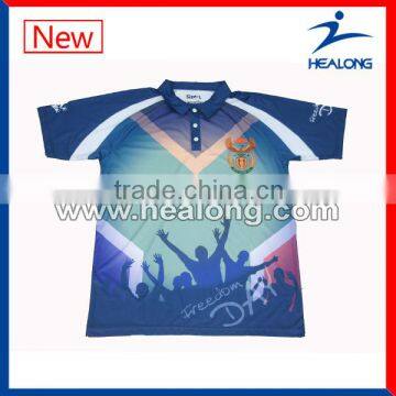 mens custom sublimated dri fit polo shirt