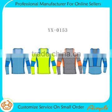 Soft fabric new model t shirts seamless fitness wear bamboo blank dri fit t-shirts wholesale