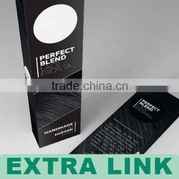 Wholesale Cheap Black Recycled Hair Extension Packaging Paper Cards Boxes With Window photo-4