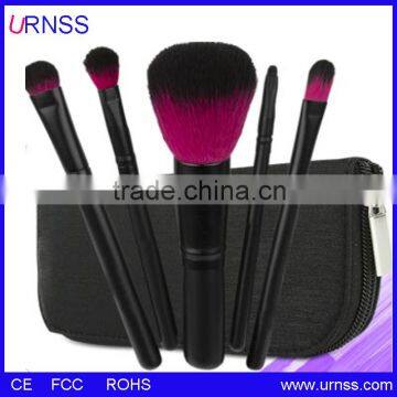 5pcs new style make up brushes with long metal handle