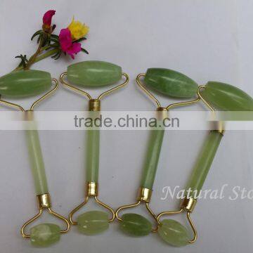 DHL Free Shipping Woman Handheld Face Care Products Natural Jade Massager Roller photo-6