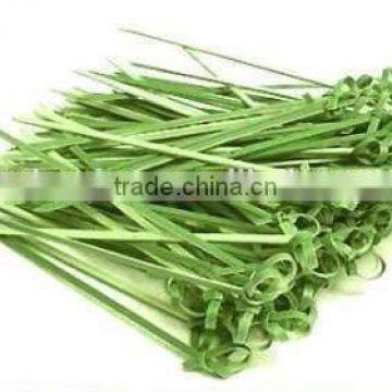 Wholesale Price Knotted Skewer,disposable Knotted Skewer,knotted Bamboo Picks