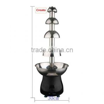 novel detachable 4 tier chocolate fountain for home banquet use