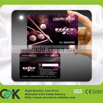 High quality! Custom CR80 size pvc vip card with CMYK printing in big discount