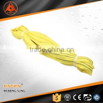 3 Ton high quality yellow color code lifting sling/ lifting belt/ lifting sling for transporation with GS, CE, ISO Certificate