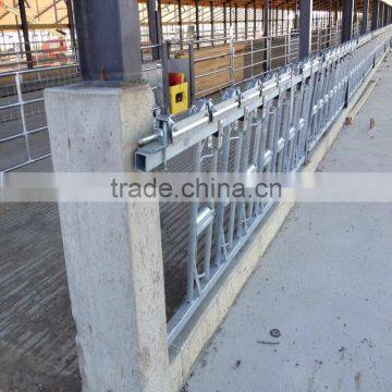 Automatic galvanized cattle headlock