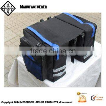 Bike Bicycle Cycling Rear Seat Double Panniers Bag Trunk Rack Pack Pouch photo-3
