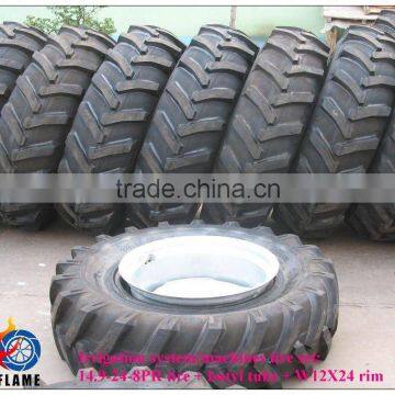 Irrigation tires+tubes+rims