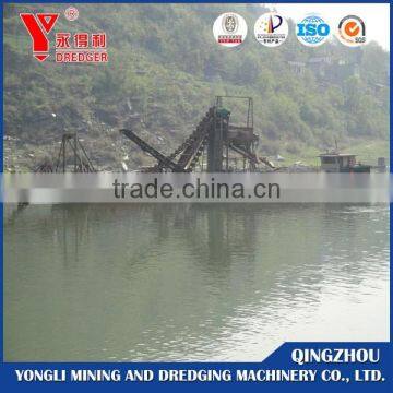 China Bucket Gold Dredge Boat For Sale photo-4