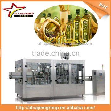 Linear type edible cooking oil filling machines