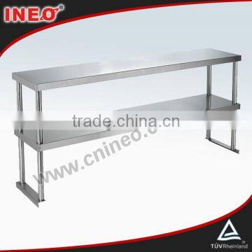 Commercial Restaurant Table Top Stainless Steel Shelving(INEO are professional on commercial kitchen project)