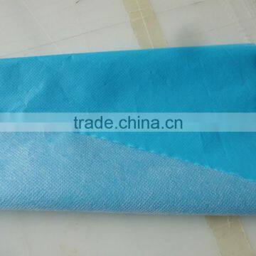 Nonwoven fabric with PE coated