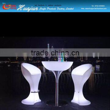 hot sale led bar table furniture & different size coffee table used outdoor and indoor