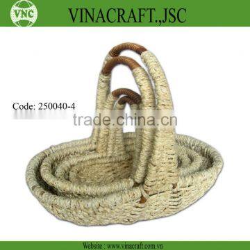 Corn leaf gift basket collection - basket set of 4