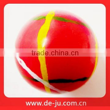 Rubber Round Red Bouncy Children Jumping Ball For Kids