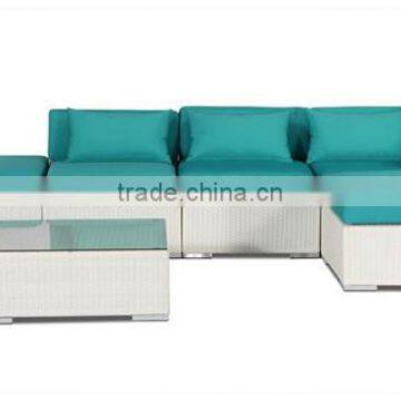 Home garden furniture sofa set&glass top table