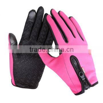 Hot Selling Professional Bcycle Gloves , Cycling Windproof Warm Winter Gloves