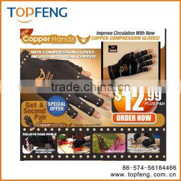 copper compression glove/compression glove/multi-functional glove/massage glove