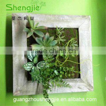 SJLJ013382 Artificial Plant Wall / Wholesale Artificial Succulent Plant for Wall Decoration photo-5
