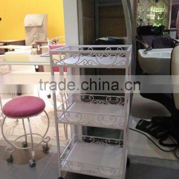 Portable Manicure Furniture Cabinet With Movable Stool Inside for Nail Salon TKN-2992 photo-3