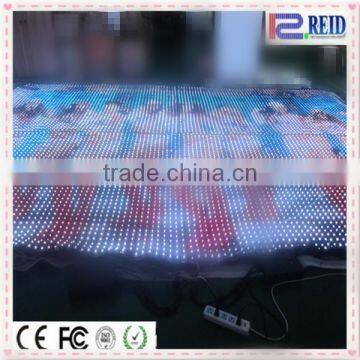 New Inventions PC Control DMX Wholesale Led Lighted Fabric Curtains for Bar/club/ Stage Decoration photo-4