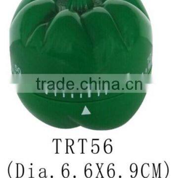 Plastic Green Pepper Shape kitchen Timer/Countdown Mechanical Timer