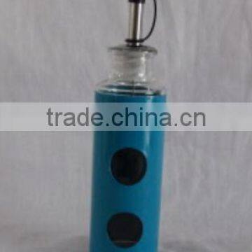 ROHS Colorful Vintage Glass Bottle Oil With Best Quality and Low Price photo-2