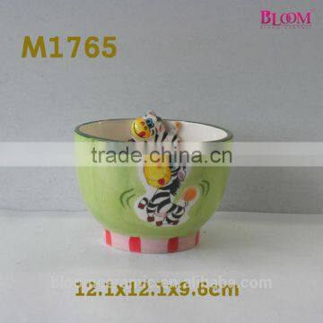 colorful bloom ceramic cartoon character bowl