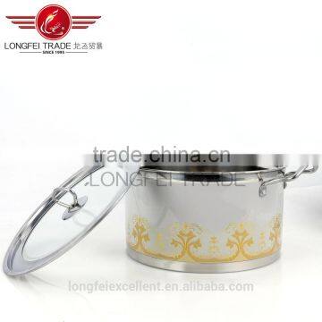 Factory Stocked Wholesale Beautiful Decal Stainless Steel Cookware Pot / Camping Pot photo-5