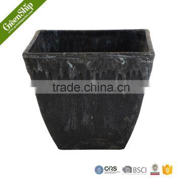 Decorative Square White Ceramic Pot for Room Decoration/lightweight/strudy and Durable/eco-friendly photo-3