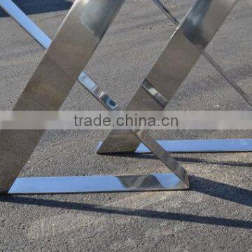 Top Sales Furniture Black Powder Coated ZX Flat Steel Metal Bench Leg photo-6