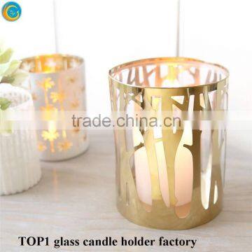 Laser etched Votive holder and Tea light holder