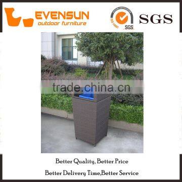 Environment Friendly Durable Rattan Dusbin Wicker Furniture photo-5
