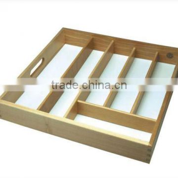 carbonize wooden cutlery tray