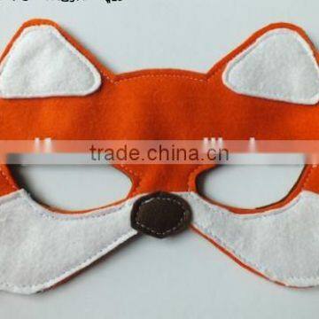 express hot sale hight quality products eco friendly handmade wholesale felt fox funny masquerade mask made in china