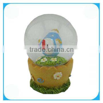 Easter Gift Resin Snow Globe Water