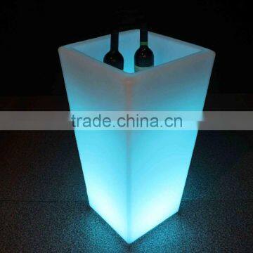 Led Flower Pot for Wedding Decoration, Battery Powered Led Plastic Flower Pots