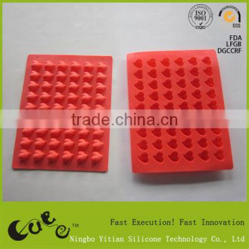 heart shape silicone big ice cube tray