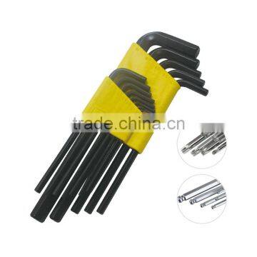 13pcs hex key wrench set black finish(17047F wrench,hex key wrench set flat head,hand tool)