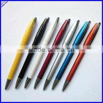 Cheap promotional different colors plastic twist pen