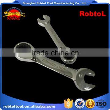 Stubby Ratchet Wrench Gear Spanner Combination Torque Chrome Vanadium Auto Repair Two Way photo-3