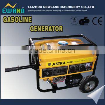 moveable with air wheels and handles electric start 100% copper wire AST3800 gasoline generator
