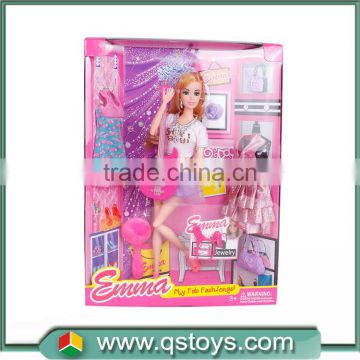 wholesale 11.5inch fashion doll beauty girl playset