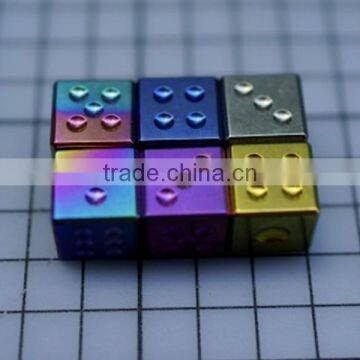 TK-3156 16MM Food Grade TC4 Titanium Dice for Bar Frozen Ice Cubes