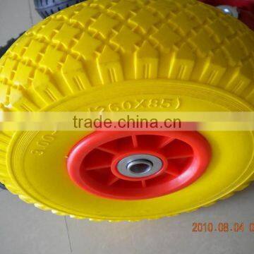 Trolley Wheelbarrow Wheel PU Wheel Solid Rubber Wheel photo-2
