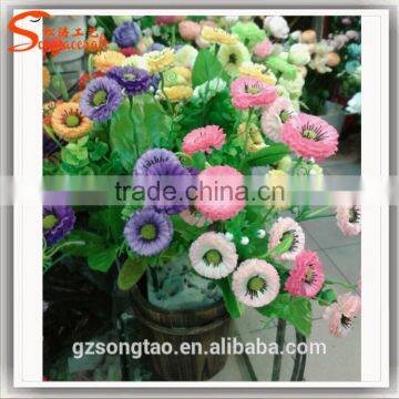 Manufacturing Chinese Touch Flower Soft Artificial Fake Sunflower Decor Flower for Sale photo-4