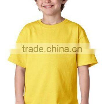 Wholesale Boys Cotton single jersey round neck t-shirt