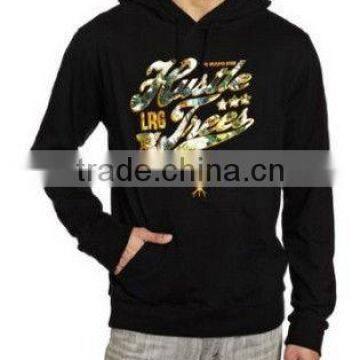 Men Black Printing Hoodies,top Quality Cotton Fleece Mens Hoody,Leisure Man Hoody and Sports Plain Hoodies