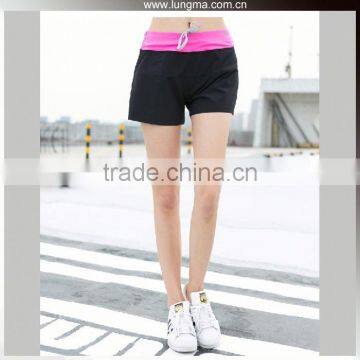 Breathable Polyester Sport Running Compression Fitness Wear Women Camo Yoga Shorts photo-3